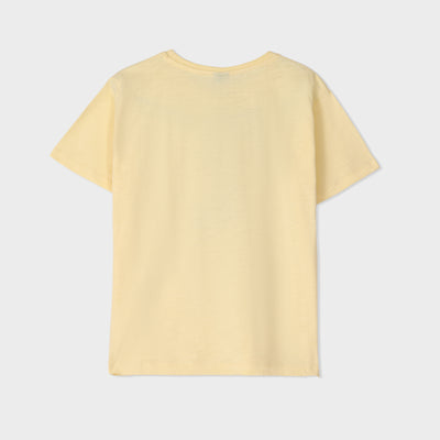 Slub Embroidered Tee