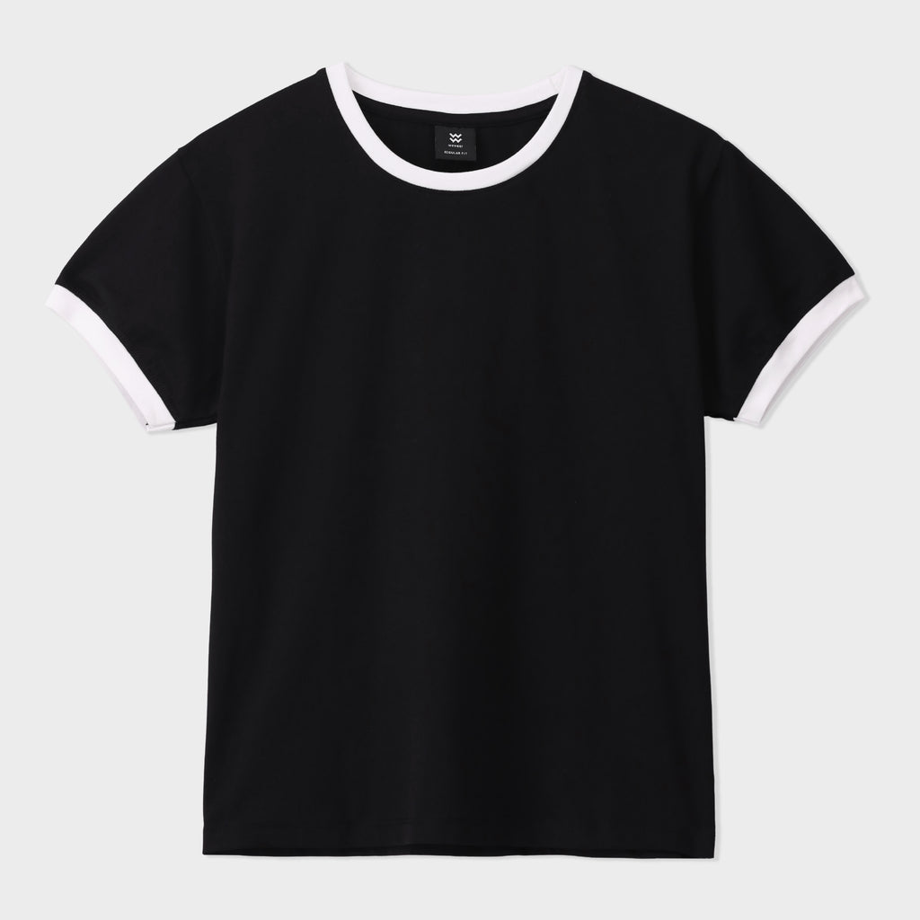 Contrast Rib Tee