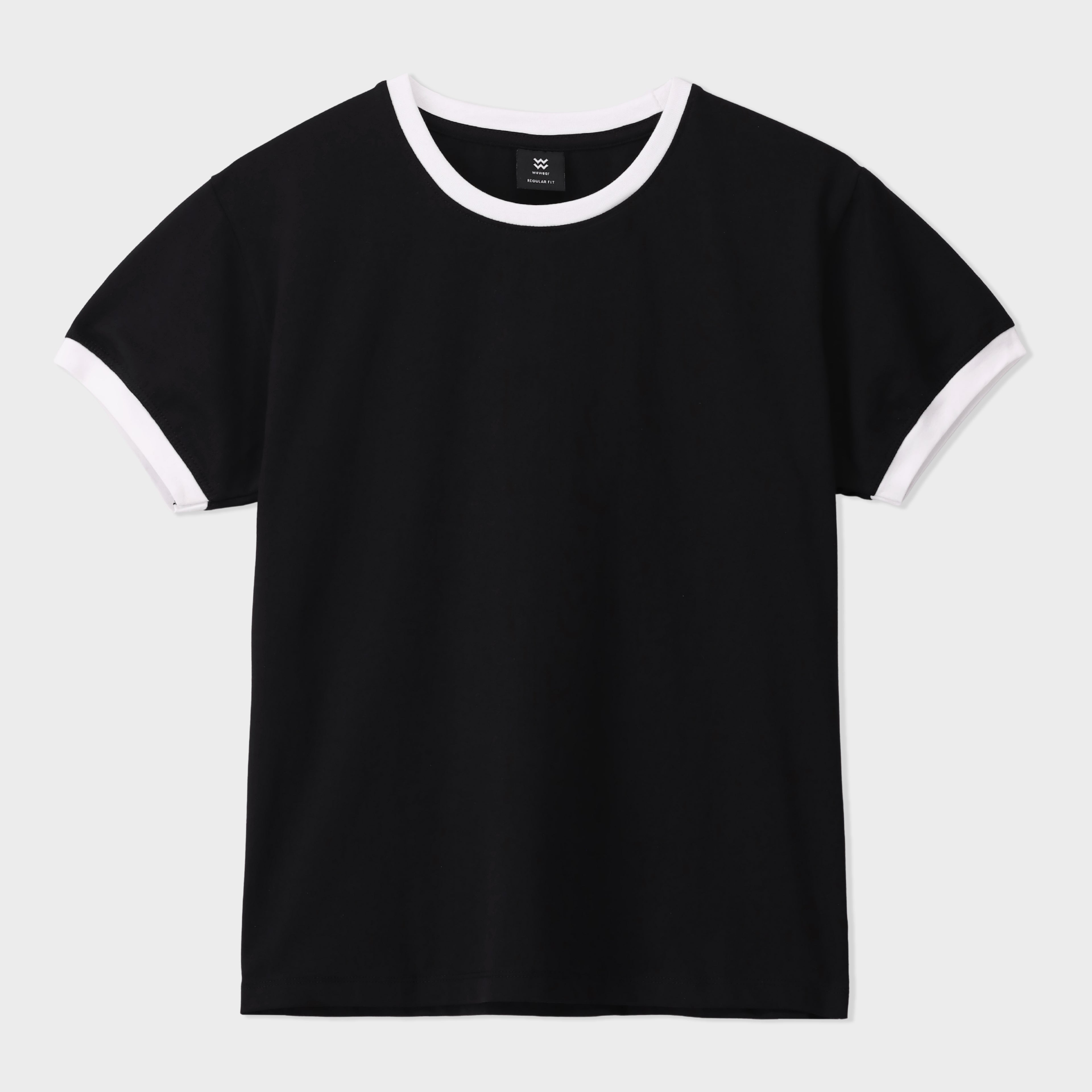 Contrast Rib Tee