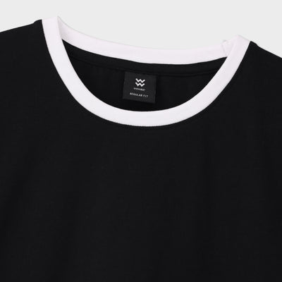 Contrast Rib Tee