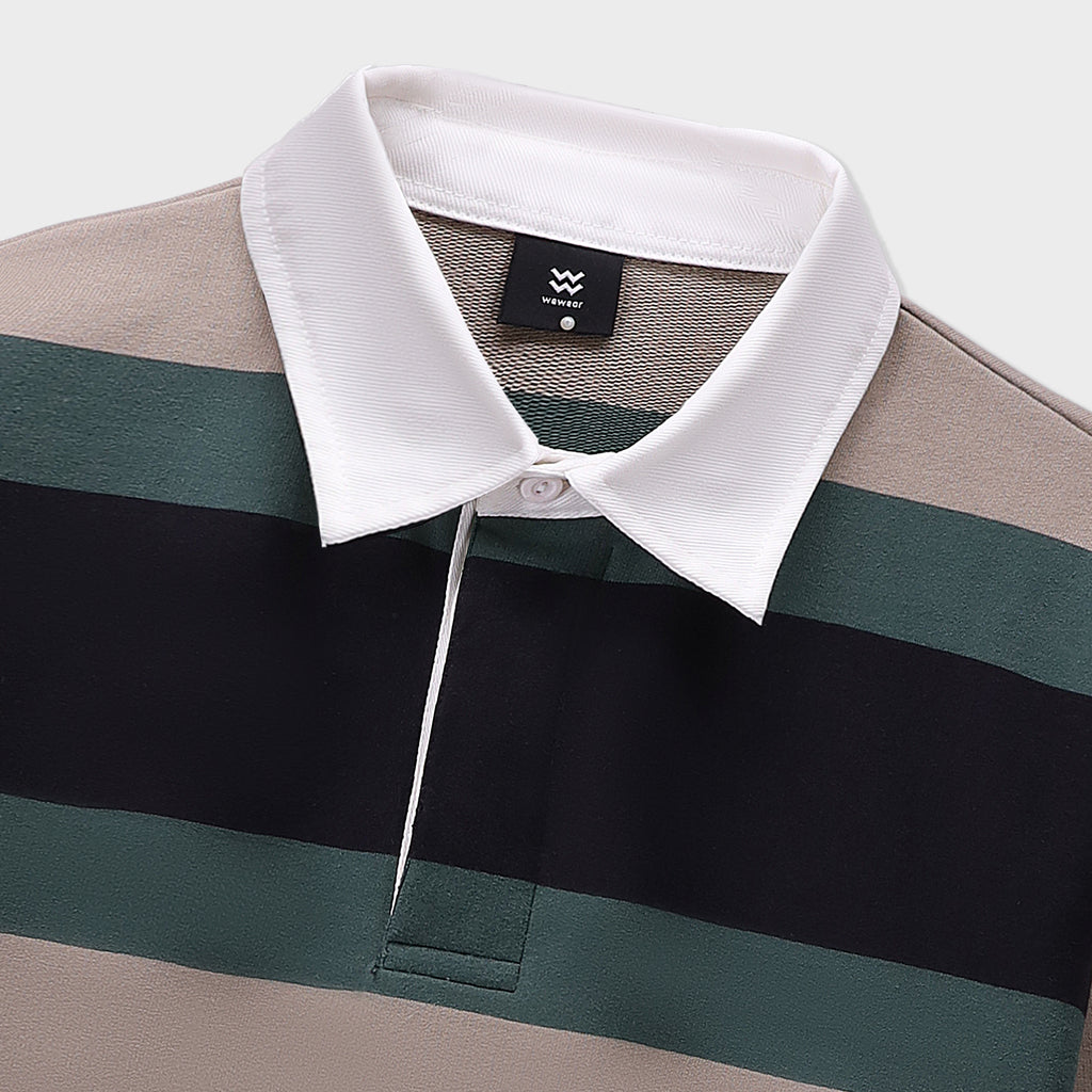 Yarn dyed Rugby Polo