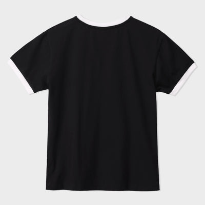 Contrast Rib Tee