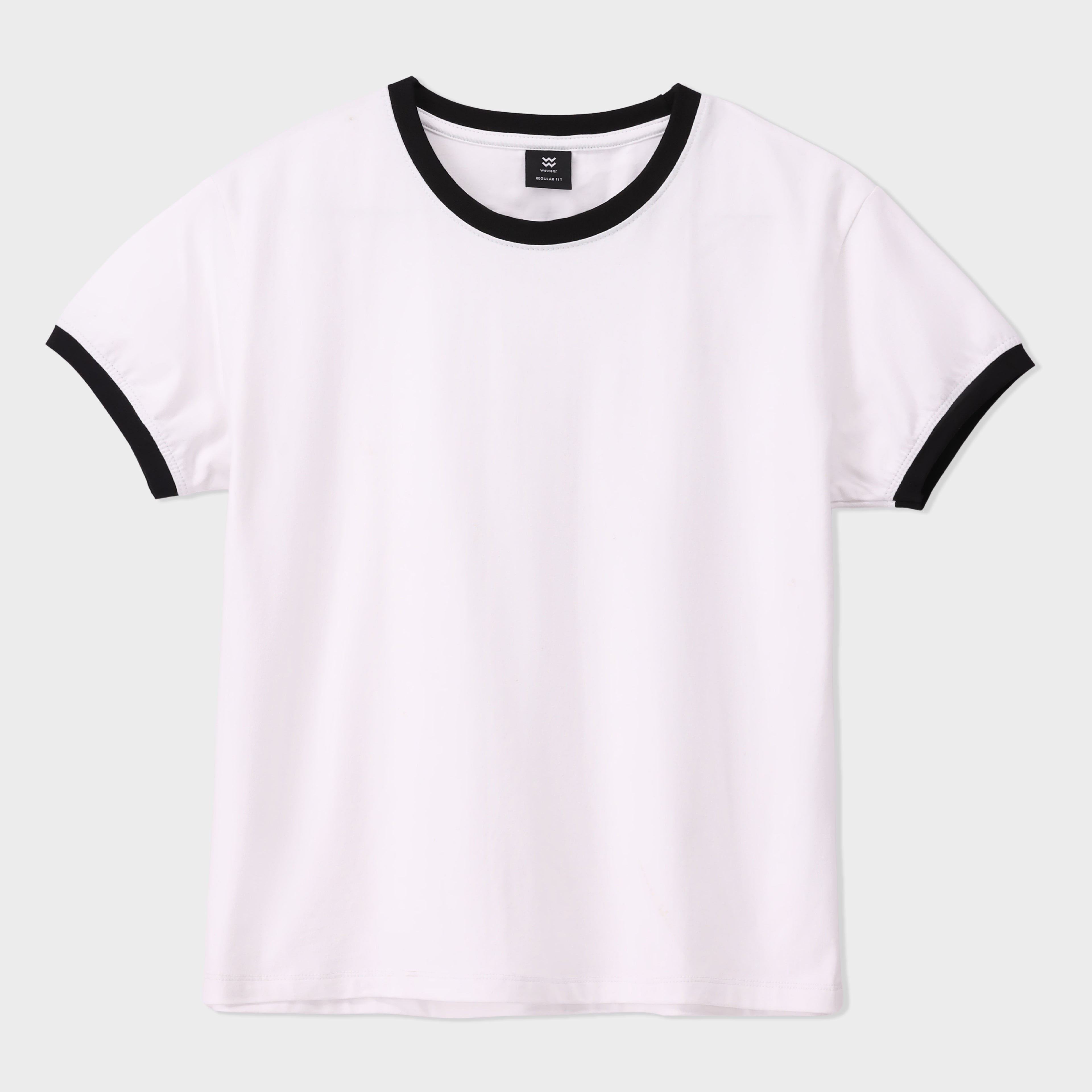 Contrast Rib Tee