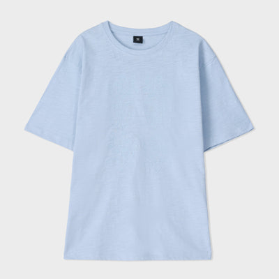 Slub Embroidered Tee