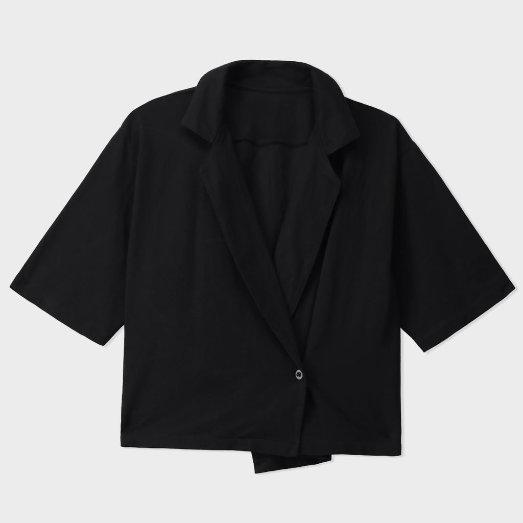 Assymetrical Pique Top