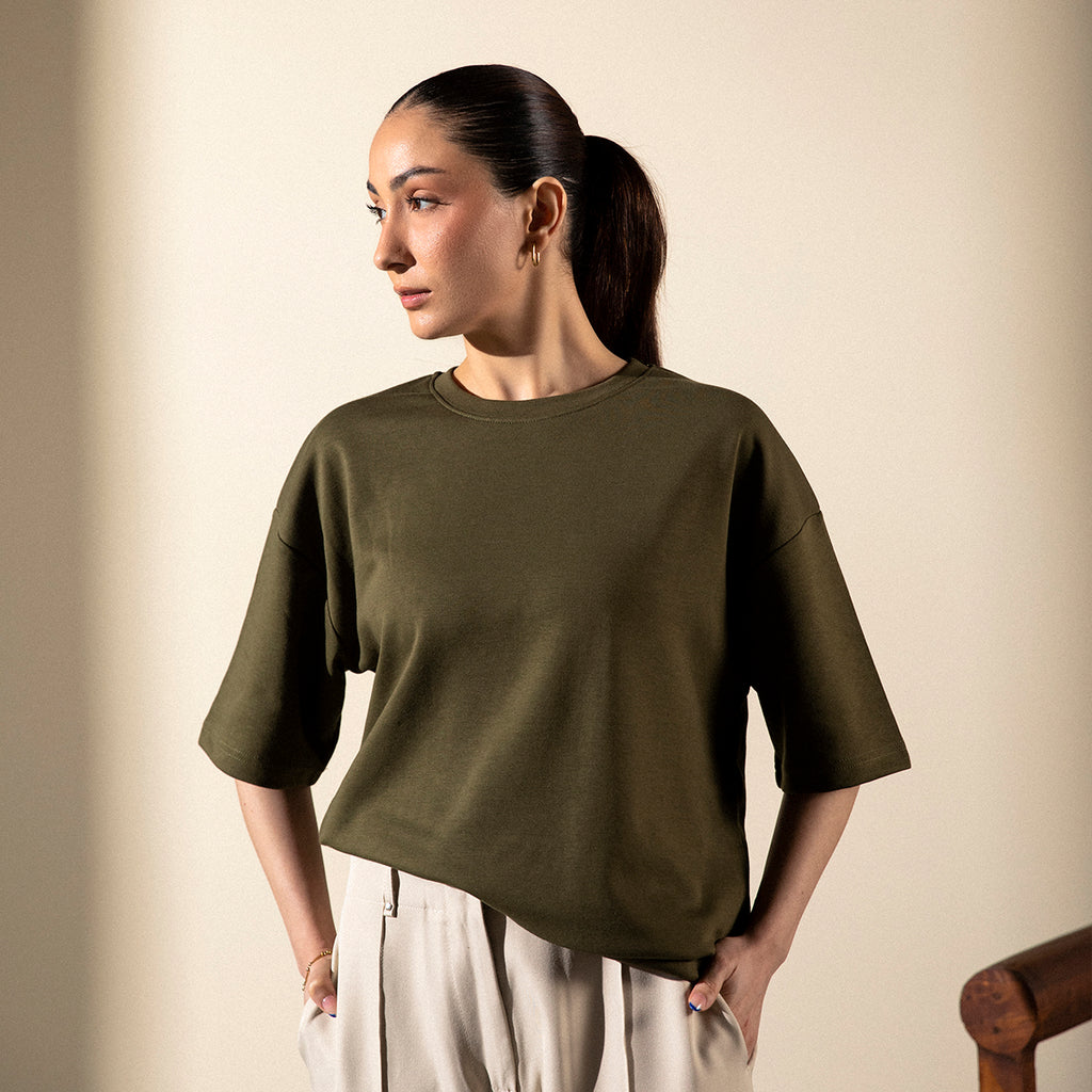 Interlock Oversized tee