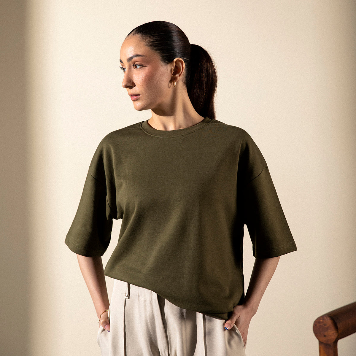 Interlock Oversized tee