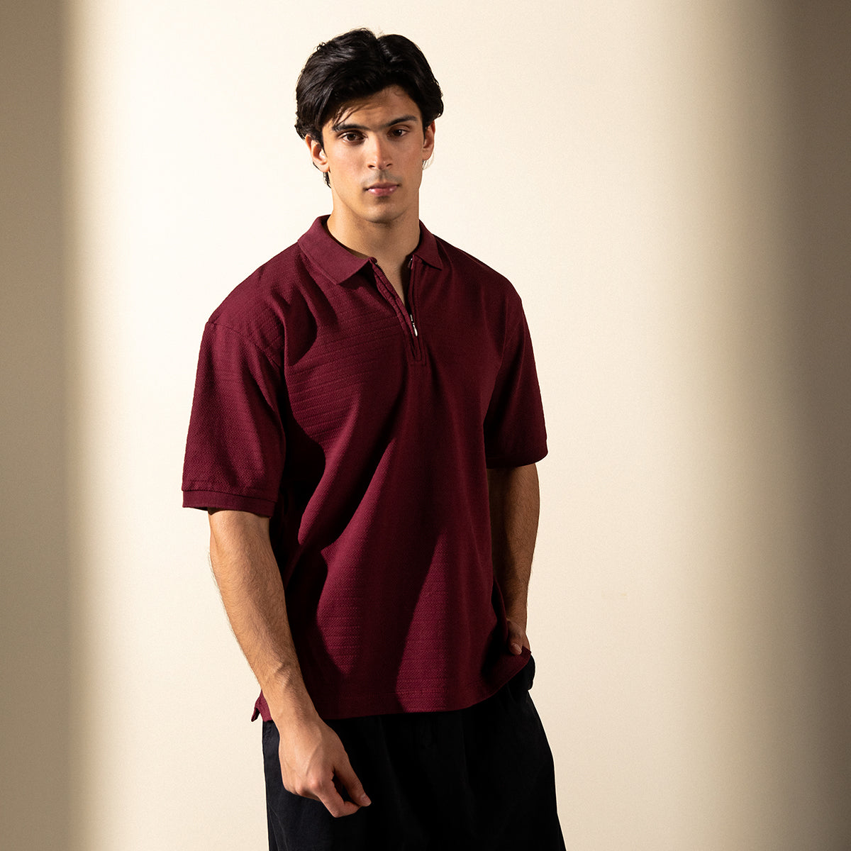 Jacquard Relax Polo