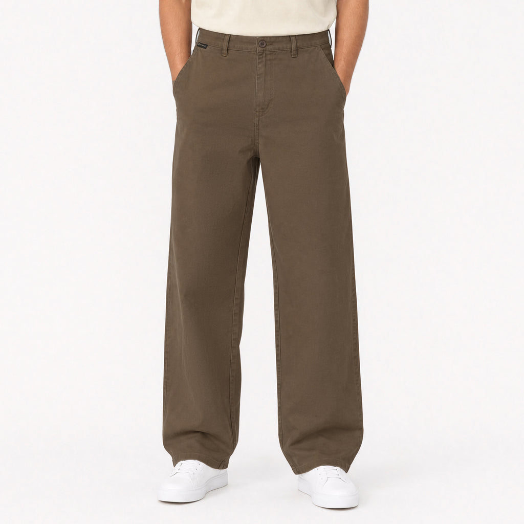 Straight Fit pleated Pant