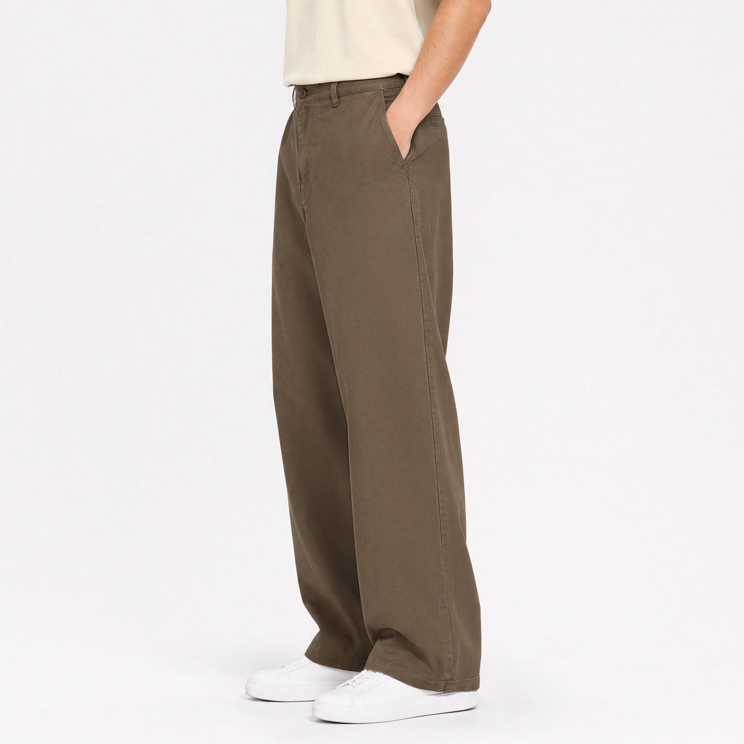Straight Fit pleated Pant