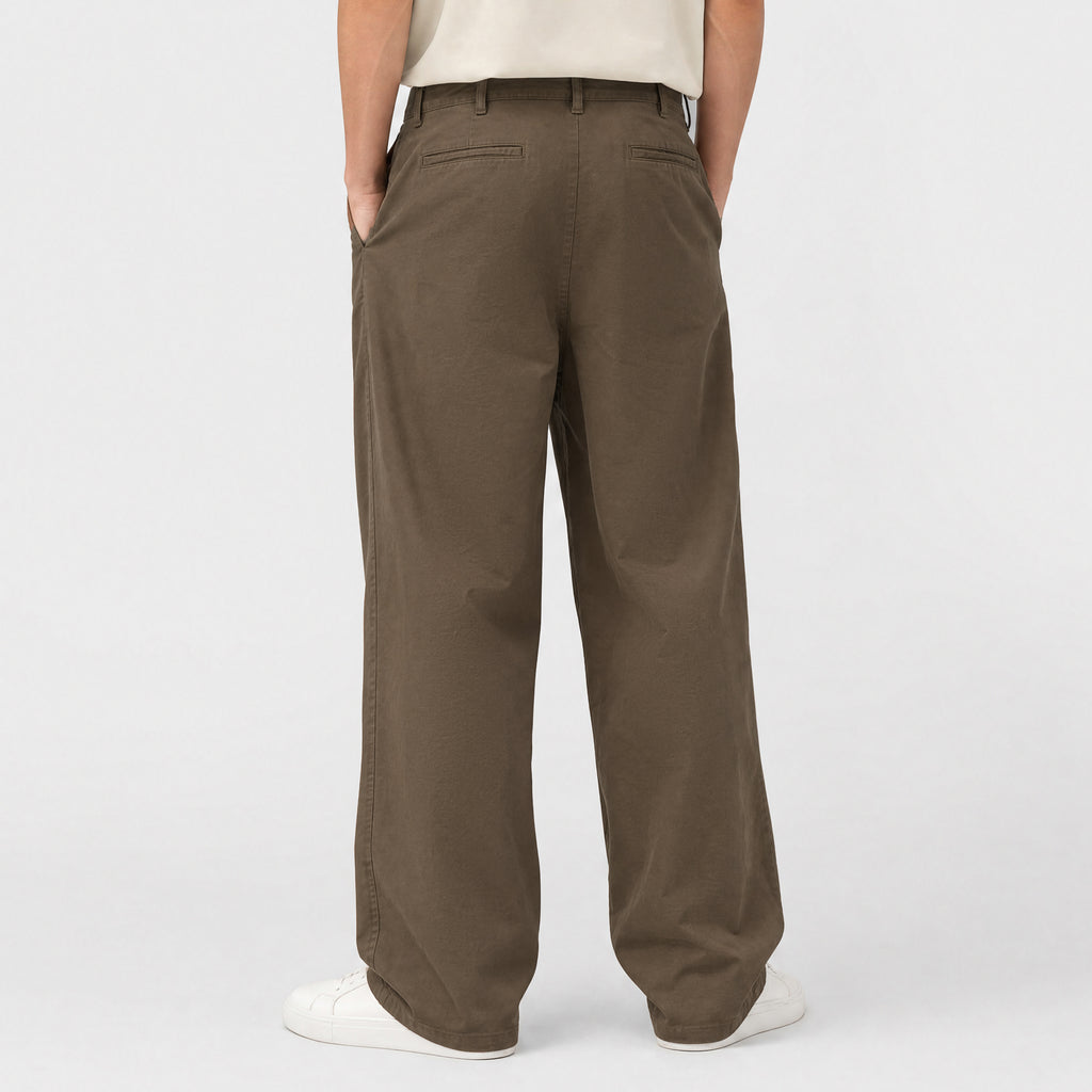 Straight Fit pleated Pant