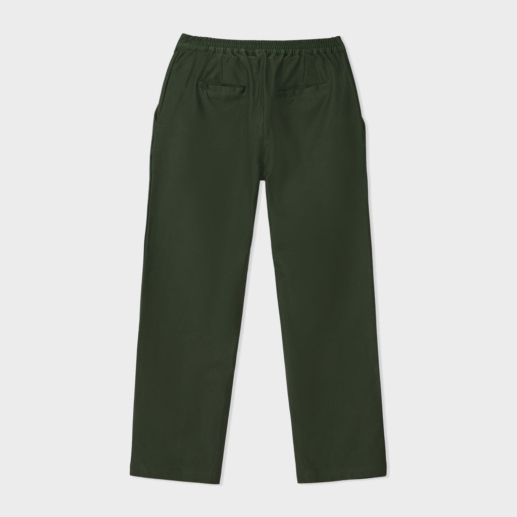 Twill Terry Pleated trouser