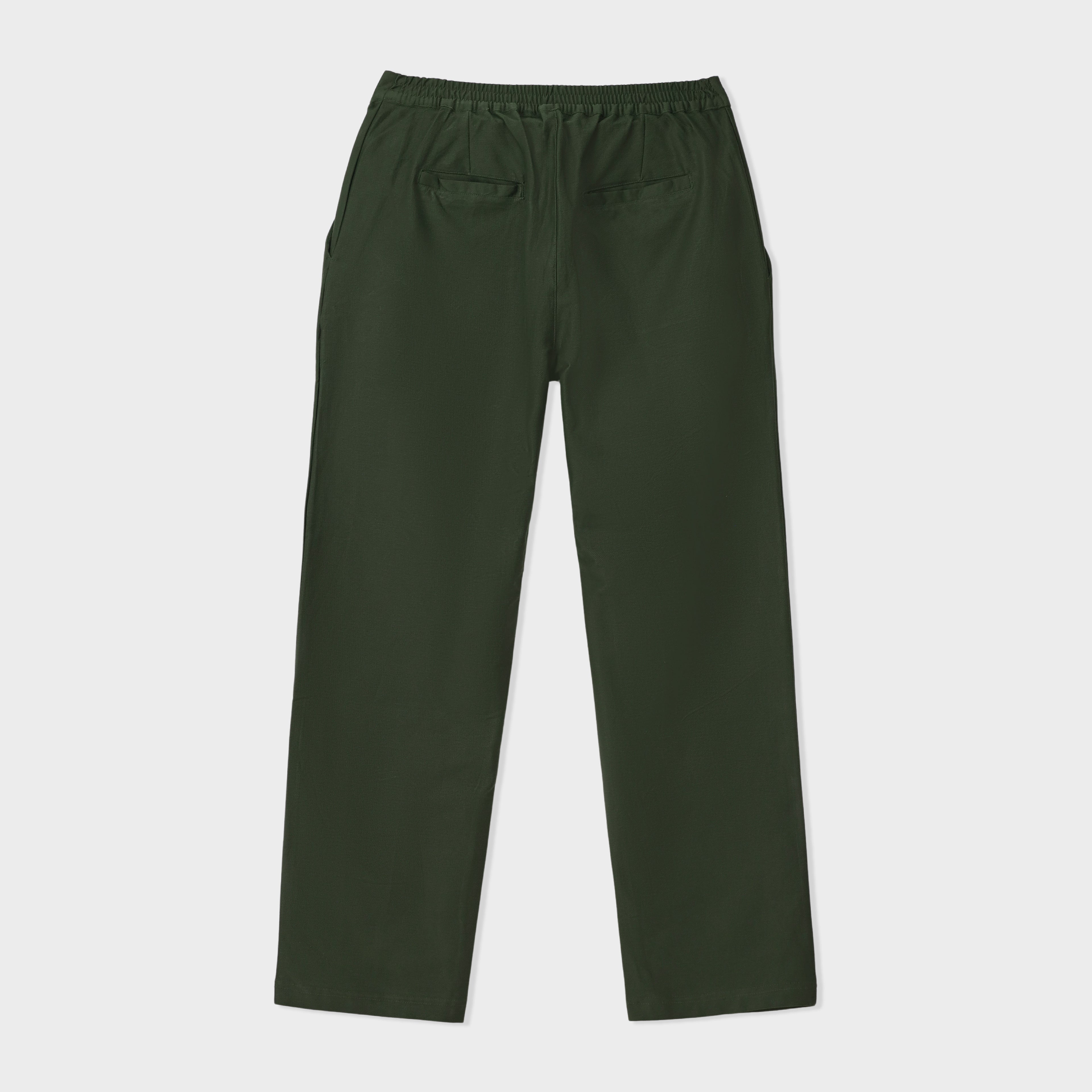 Twill Terry Pleated trouser