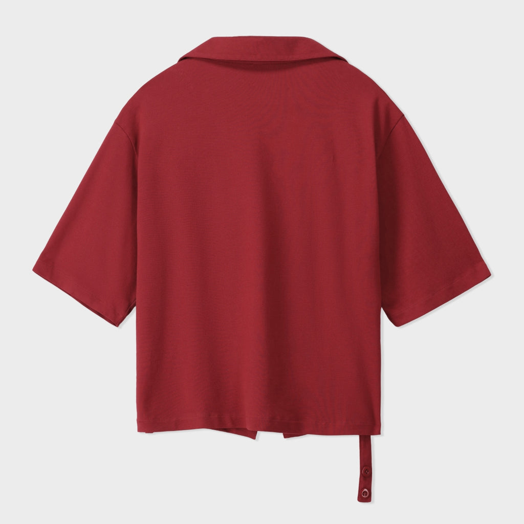 Assymetrical Pique Top