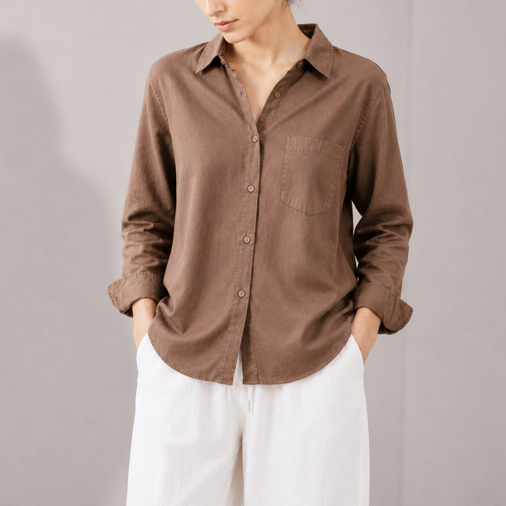 Cottonello Brown Shirt