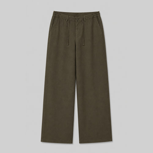 Cottonello Classic Linen Brown Pant