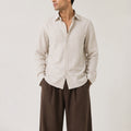 Slub Cotton Striped shirt