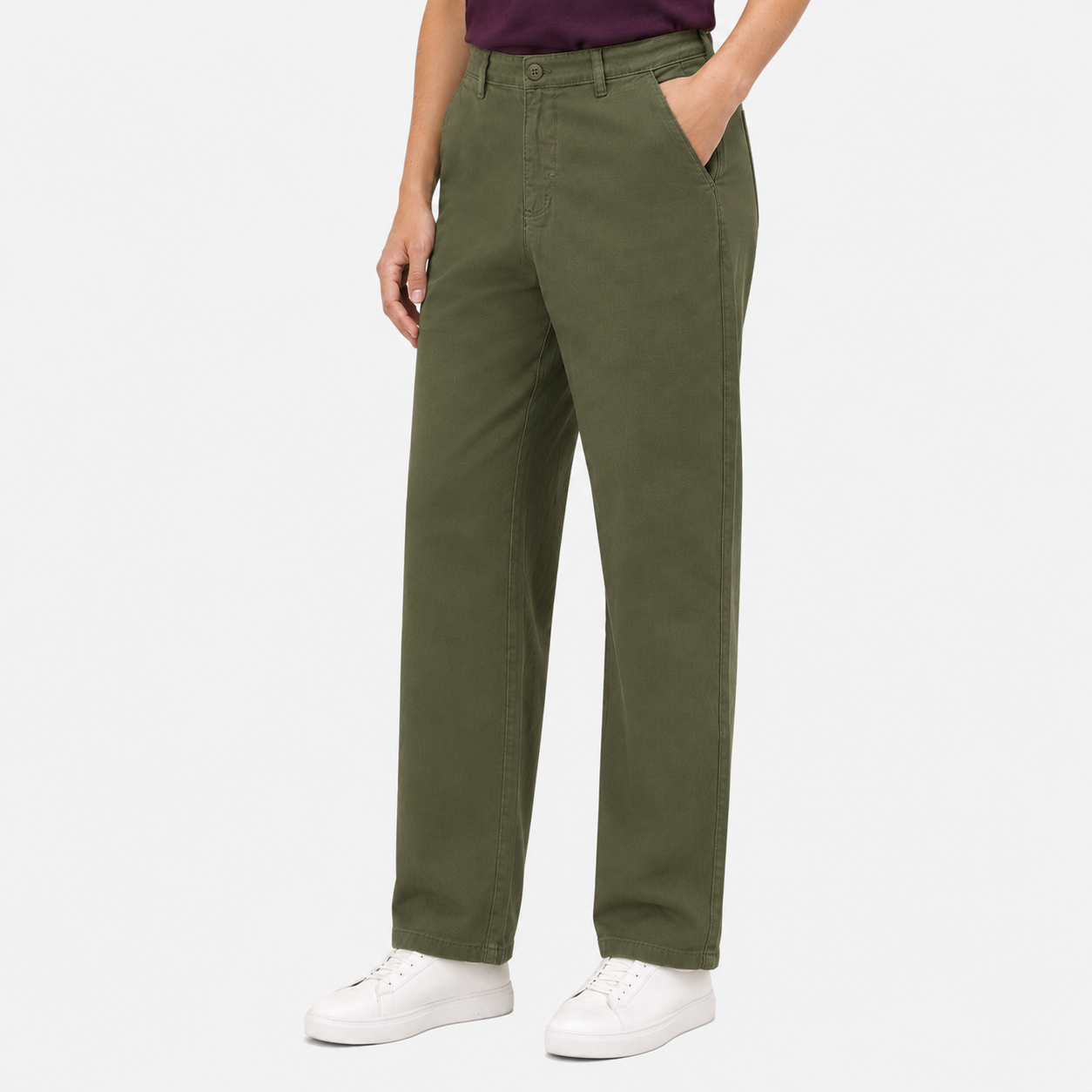 Straight Fit pleated Pant