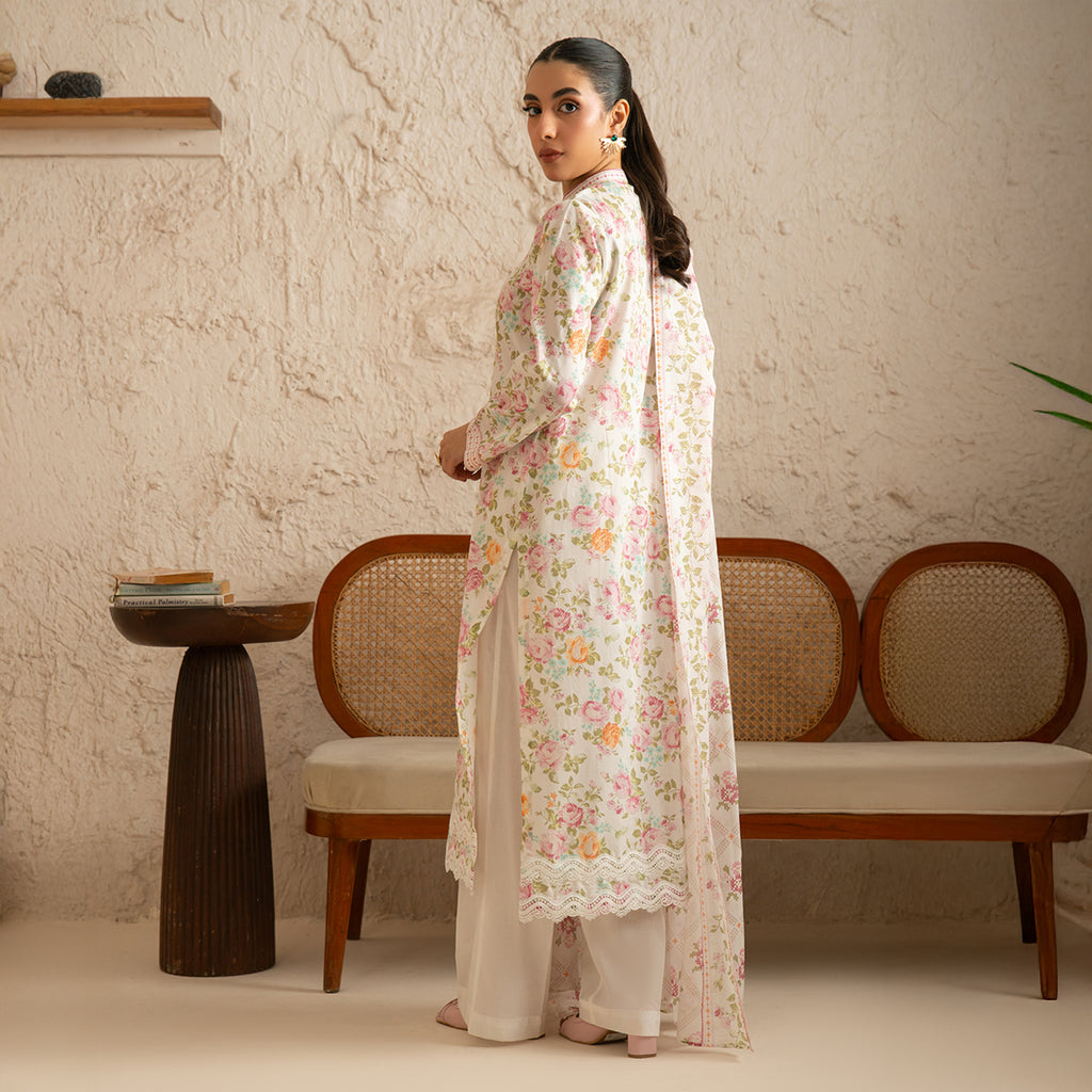 Cross Stitch Bloom 3PC Unstitched Suit