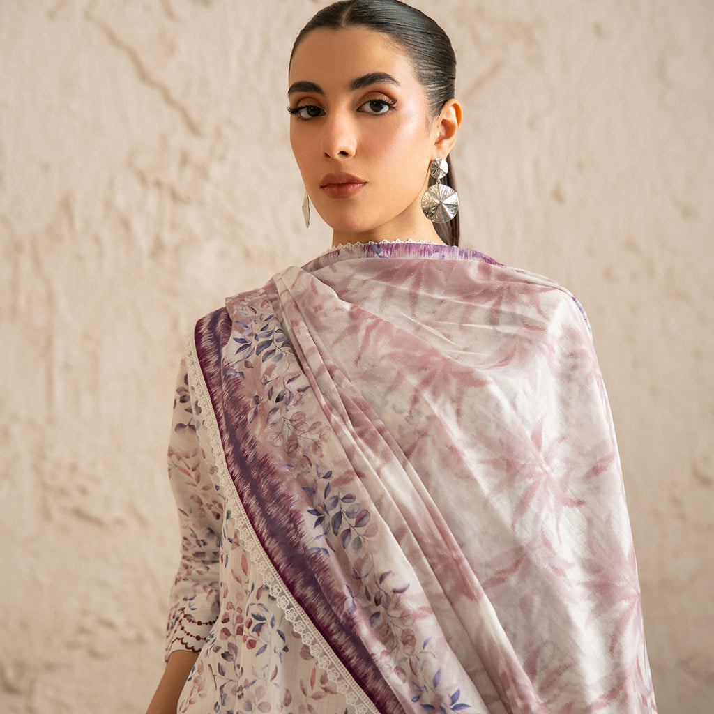 Blooming Ensemble 3PC Unstitched Suit