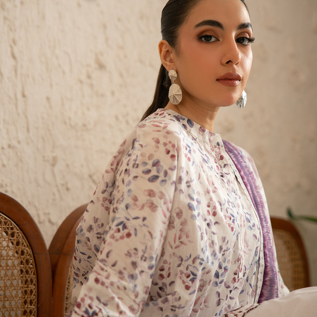 Blooming Ensemble 3PC Unstitched Suit