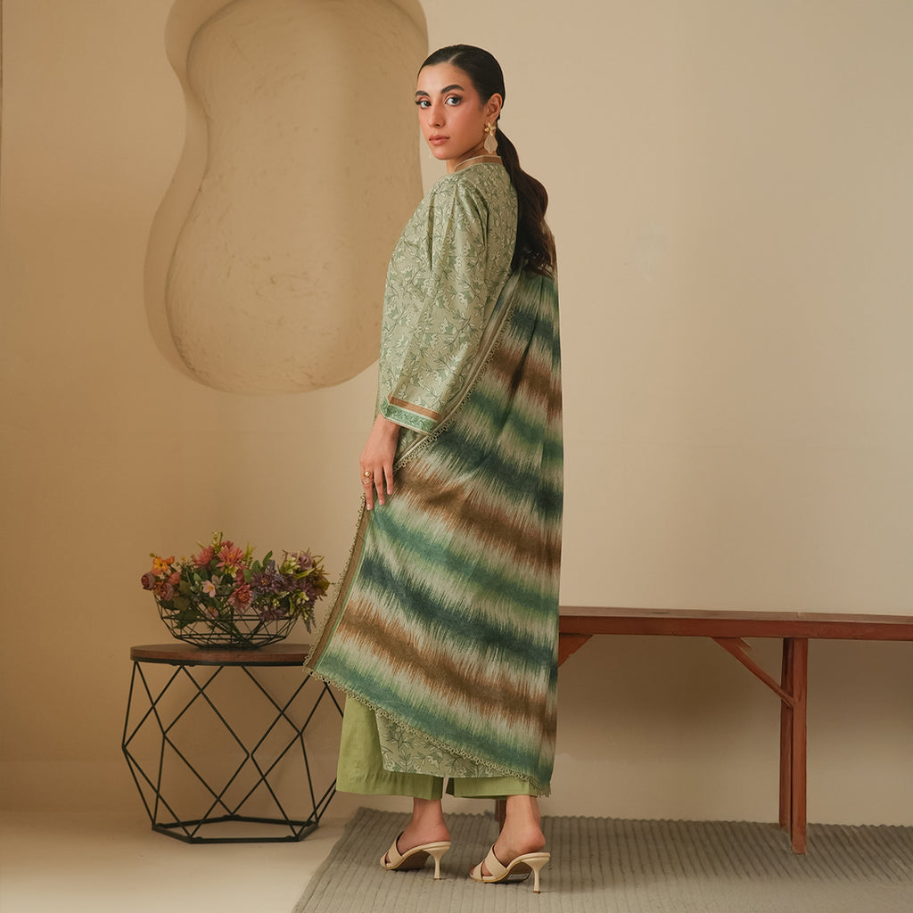 Sage Serenity 3PC Unstitched Suit