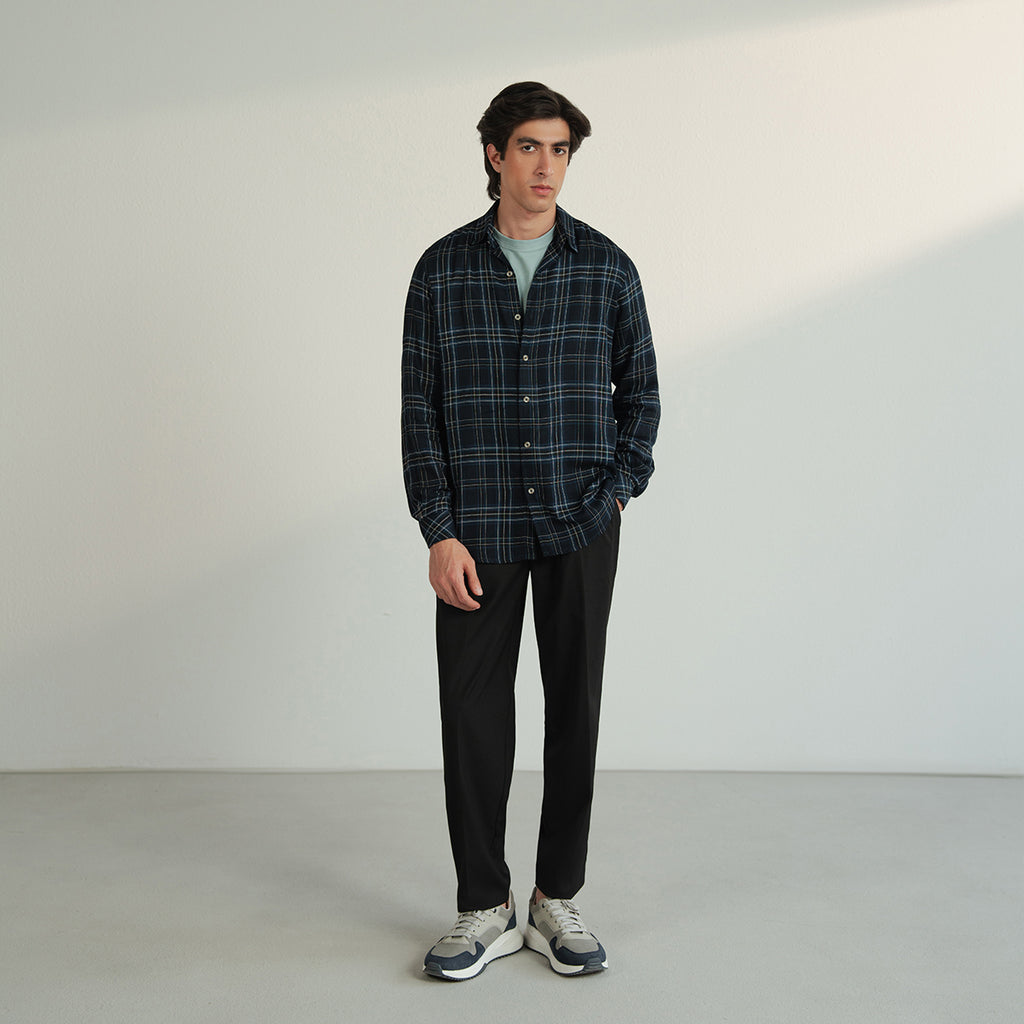 Flowy Checkered Shirt