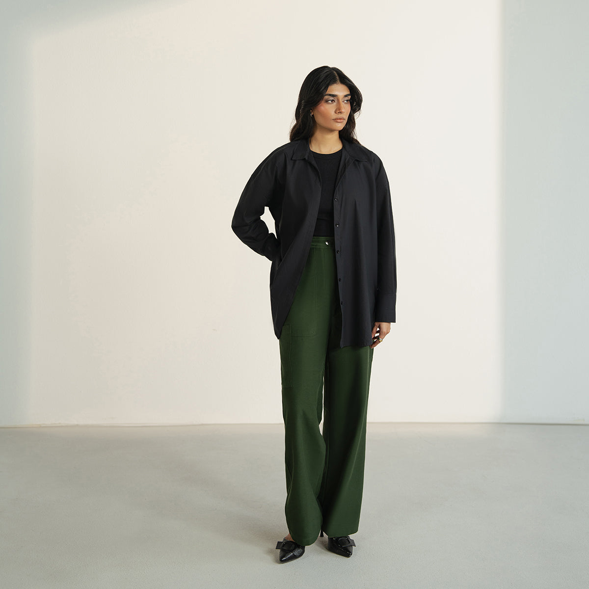 buy online button down shirts for women in Pakistan