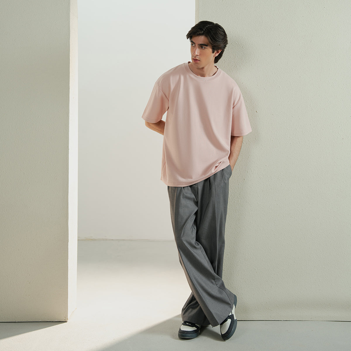 Pleated Regular Pants