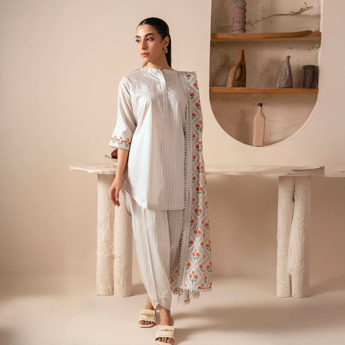 Summer Vow 3PC Unstitched Suit