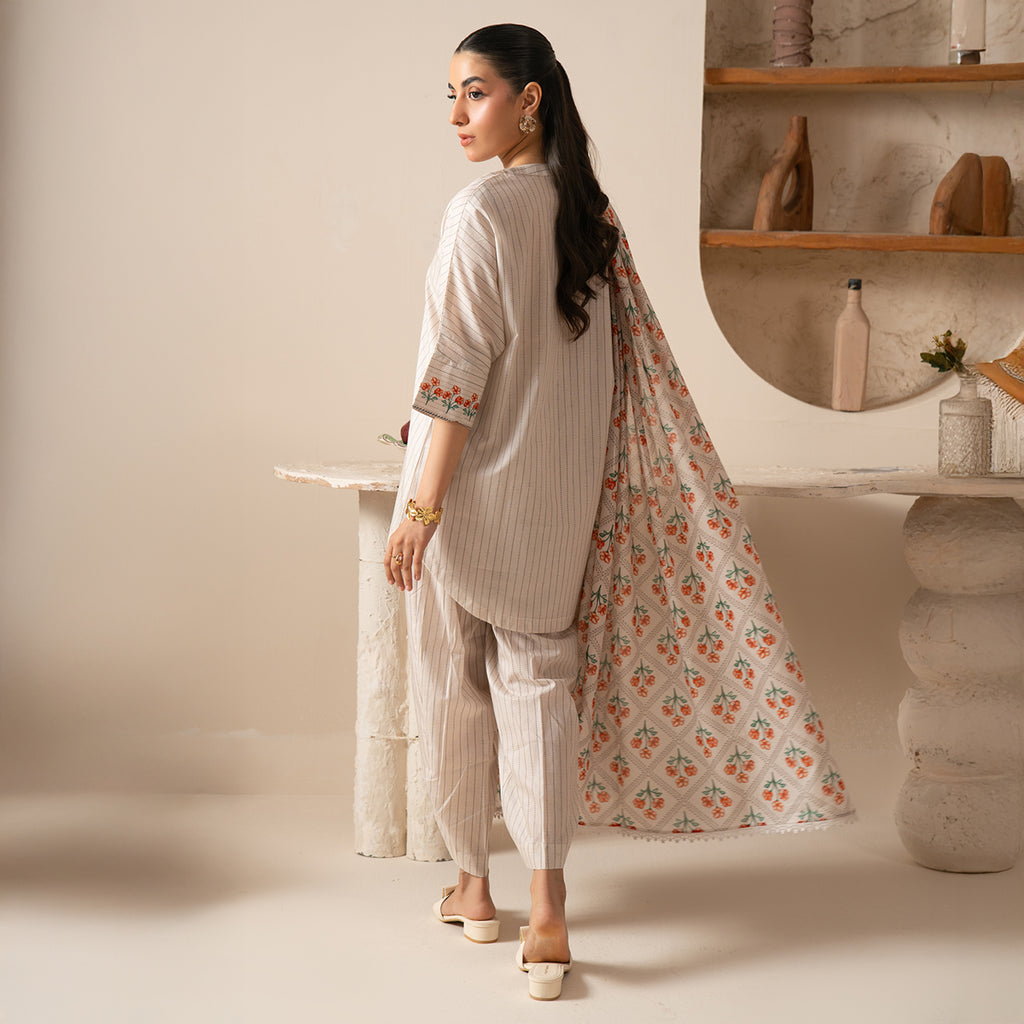 Summer Vow 3PC Unstitched Suit