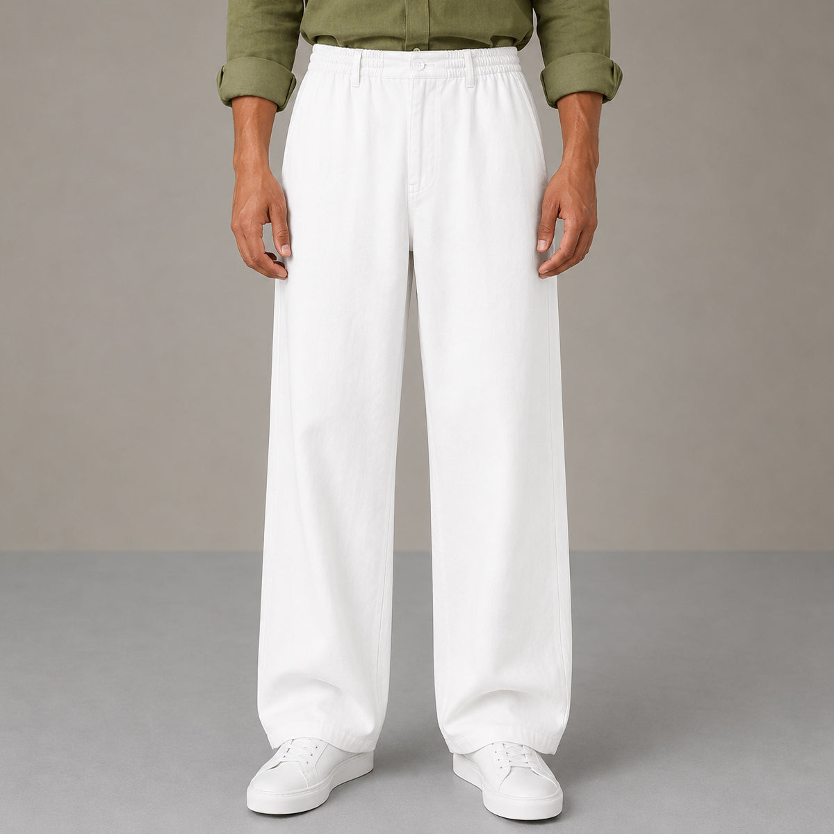 Cottonello Pleated Pant