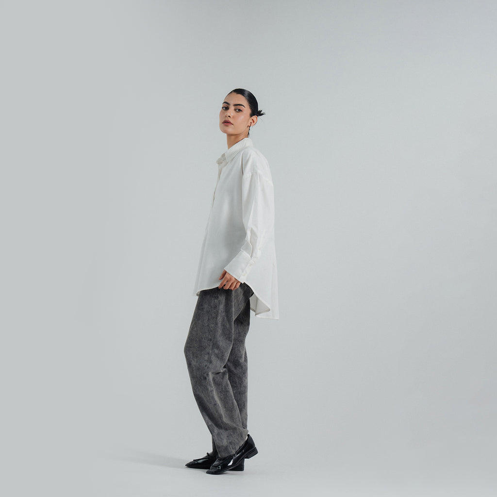 Oversized button down shirt
