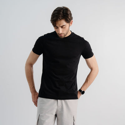 Basic Regular Fit Pima Cotton T-Shirt