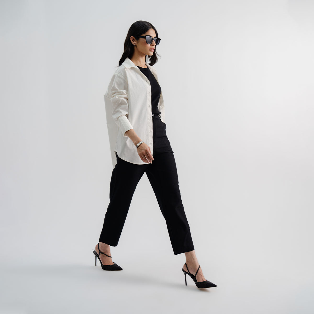 Oversized Button-Down Shirt