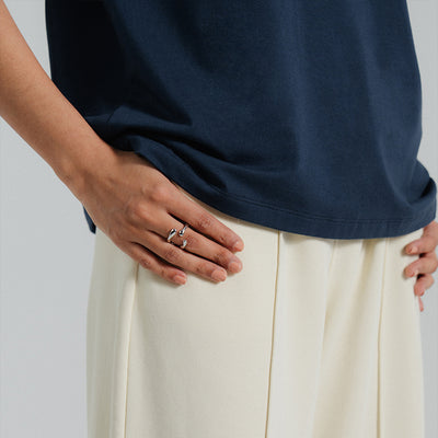 Terry Wide Leg Trouser