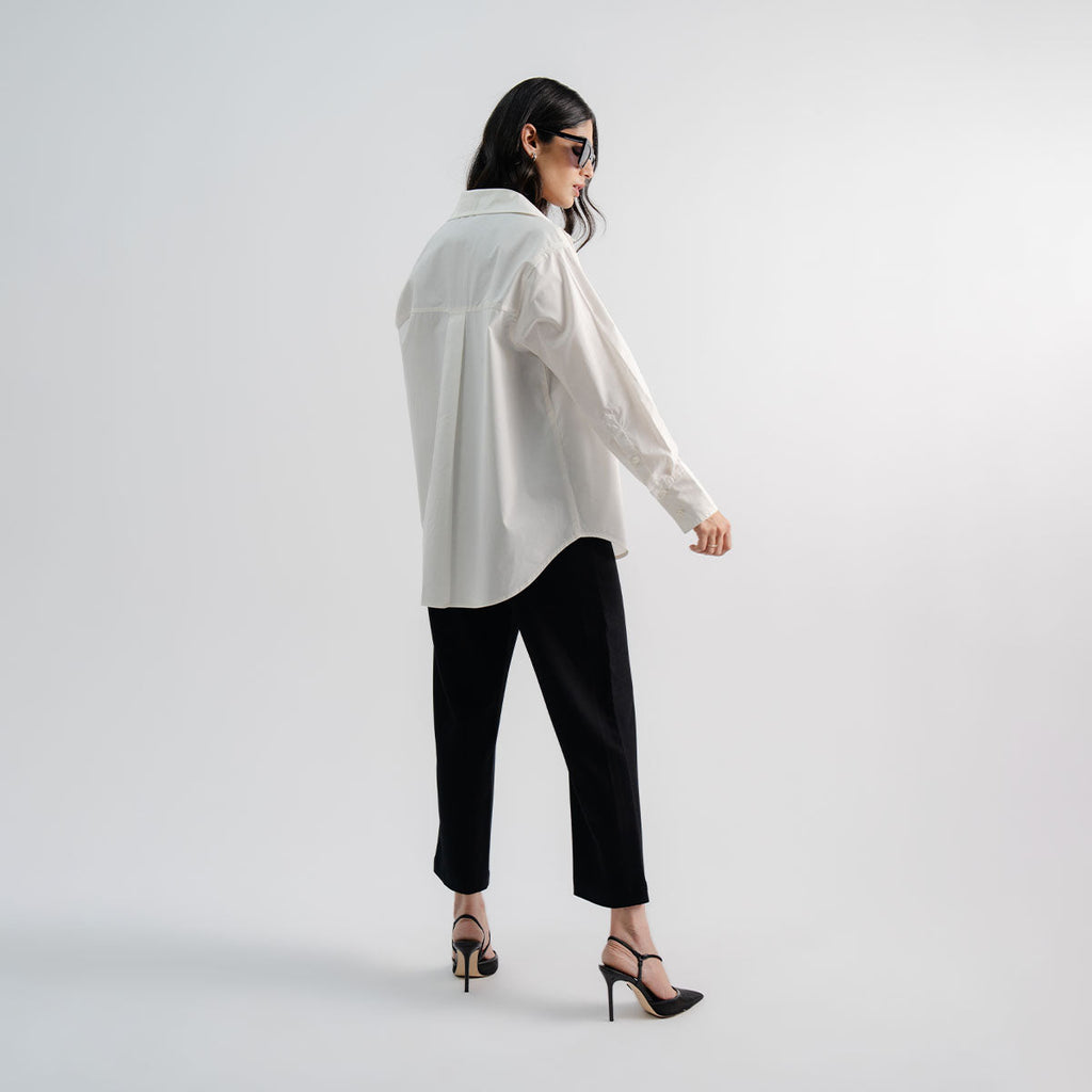Oversized Button-Down Shirt