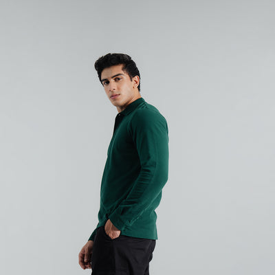 Regular Fit Full Sleeve Polo