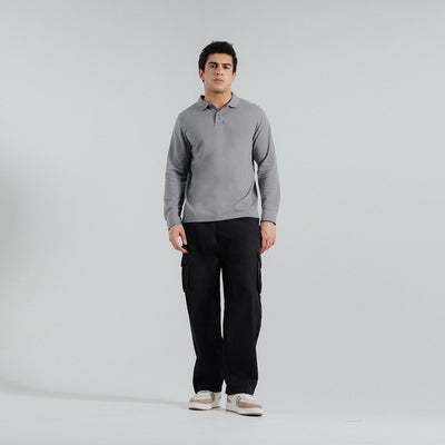 Regular Fit Full Sleeve Polo