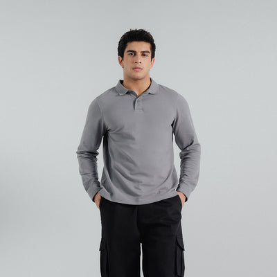 Regular Fit Full Sleeve Polo