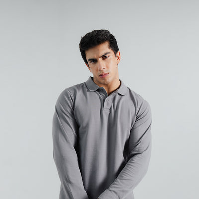 Regular Fit Full Sleeve Polo