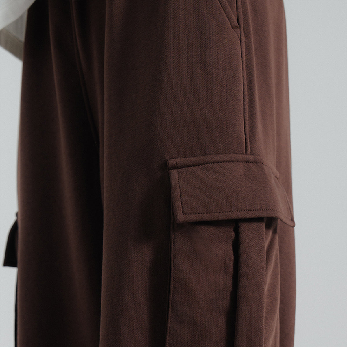 Terry Wide Leg Cargo