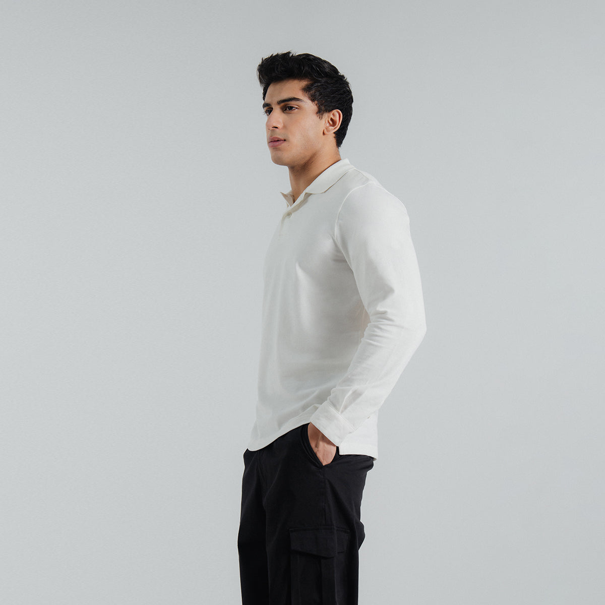 Regular Fit Full Sleeve Polo