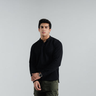 Regular Fit Full Sleeve Polo