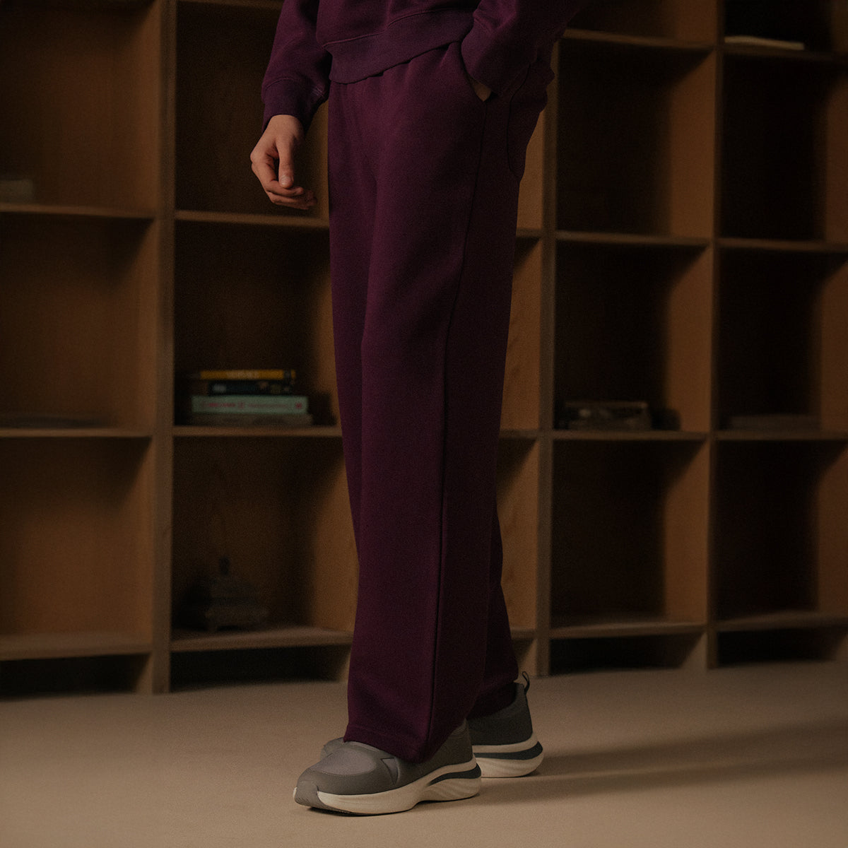 Butter Fleece Wide Leg Trouser