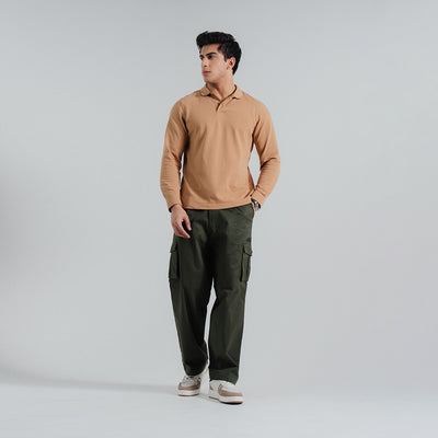 Regular Fit Full Sleeve Polo