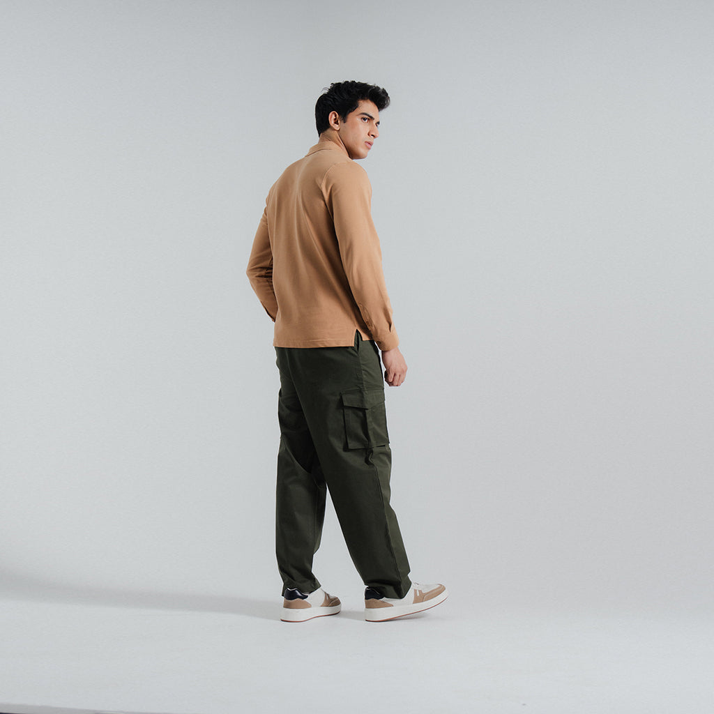 Regular Fit Full Sleeve Polo