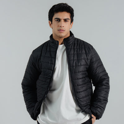 Quilted puffer jacket