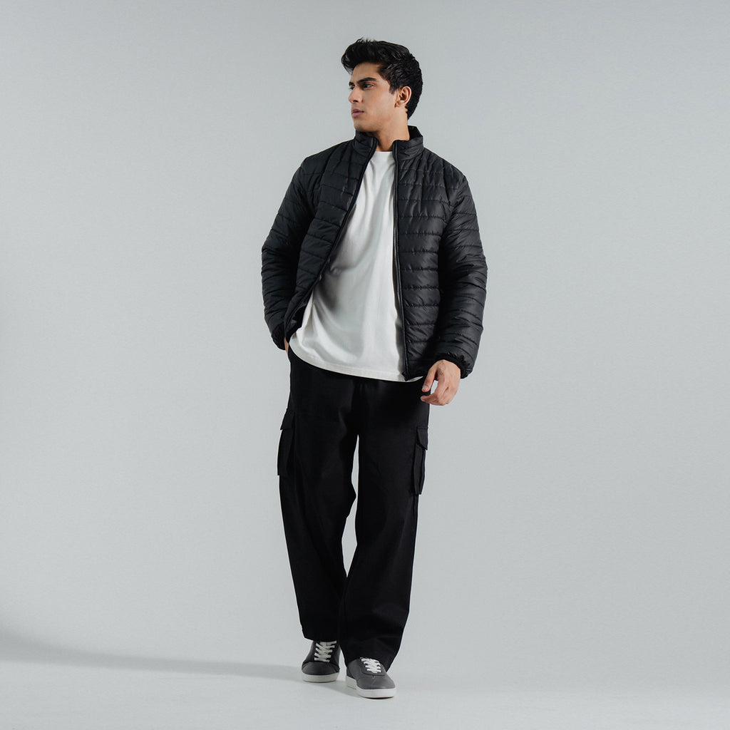 Quilted puffer jacket