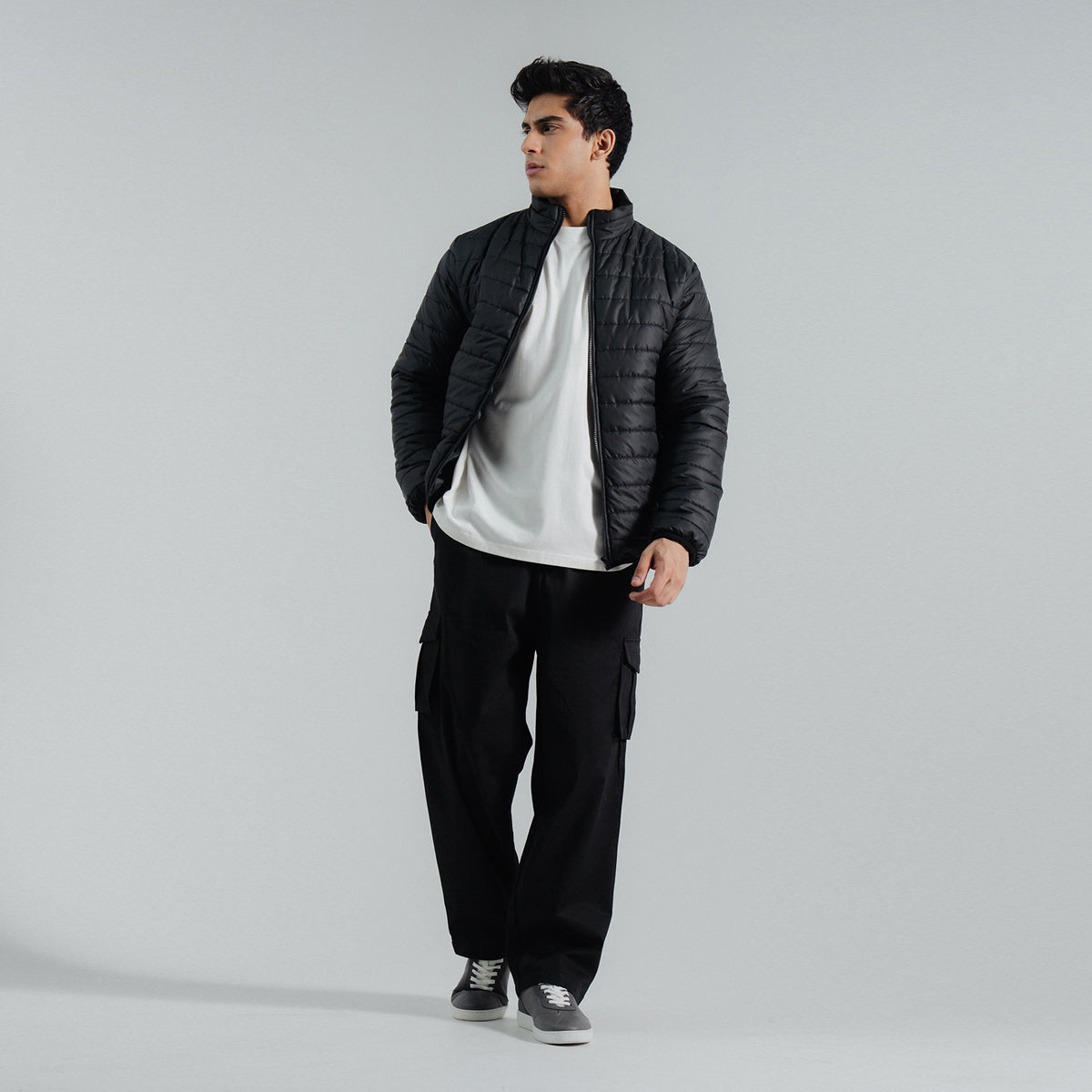 Quilted puffer jacket